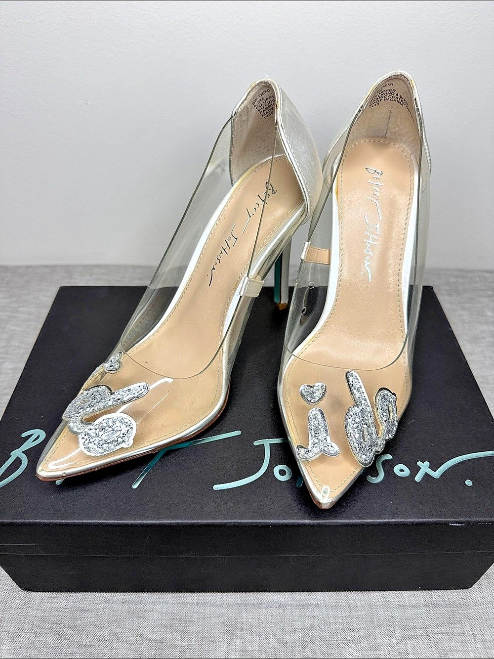 Betsey Johnson SB-DEMI I Do Bridal Pumps